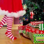 decorating christmas tree